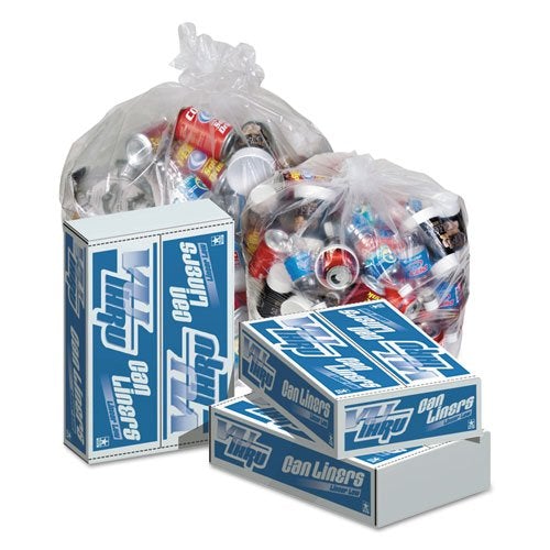 Pitt Plastics P-2420-ZC Trash Bag Heavy Duty Liner 10 Gal 250/Case