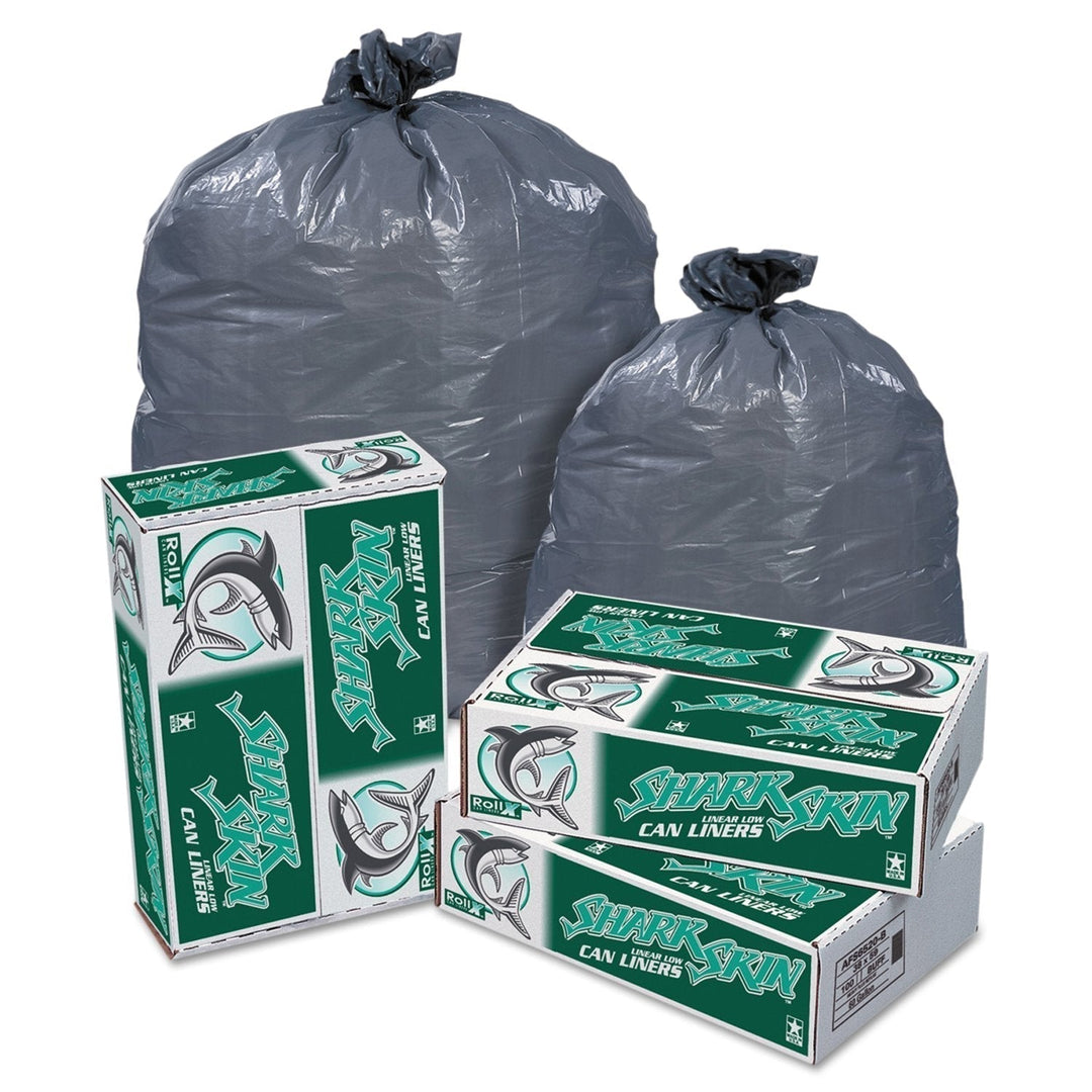 Pitt Plastics RX-502-XG 37" X 50" Shark Skin Med Wt Trash Bag 44 Gal 100/Case