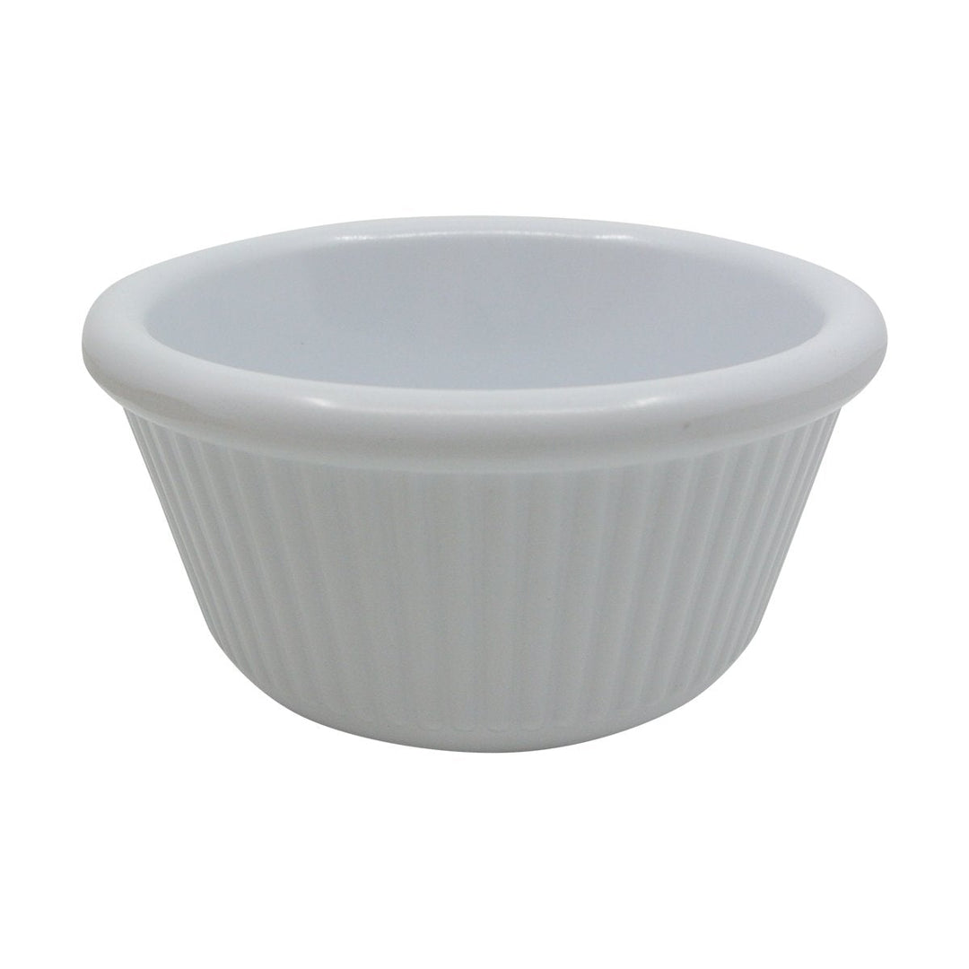 Prolon 9287-WT White Fluted Ramekin 4 oz