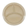 Prolon 9526-SAND Sandstone Narrow Rim Compartment Plate 9"