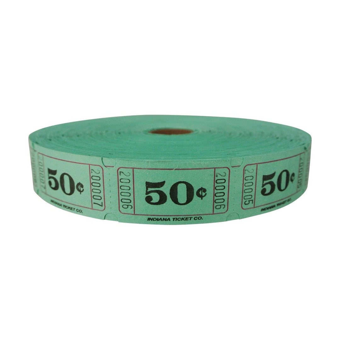 Raffle $0.50 Single Tickets 2000/Roll