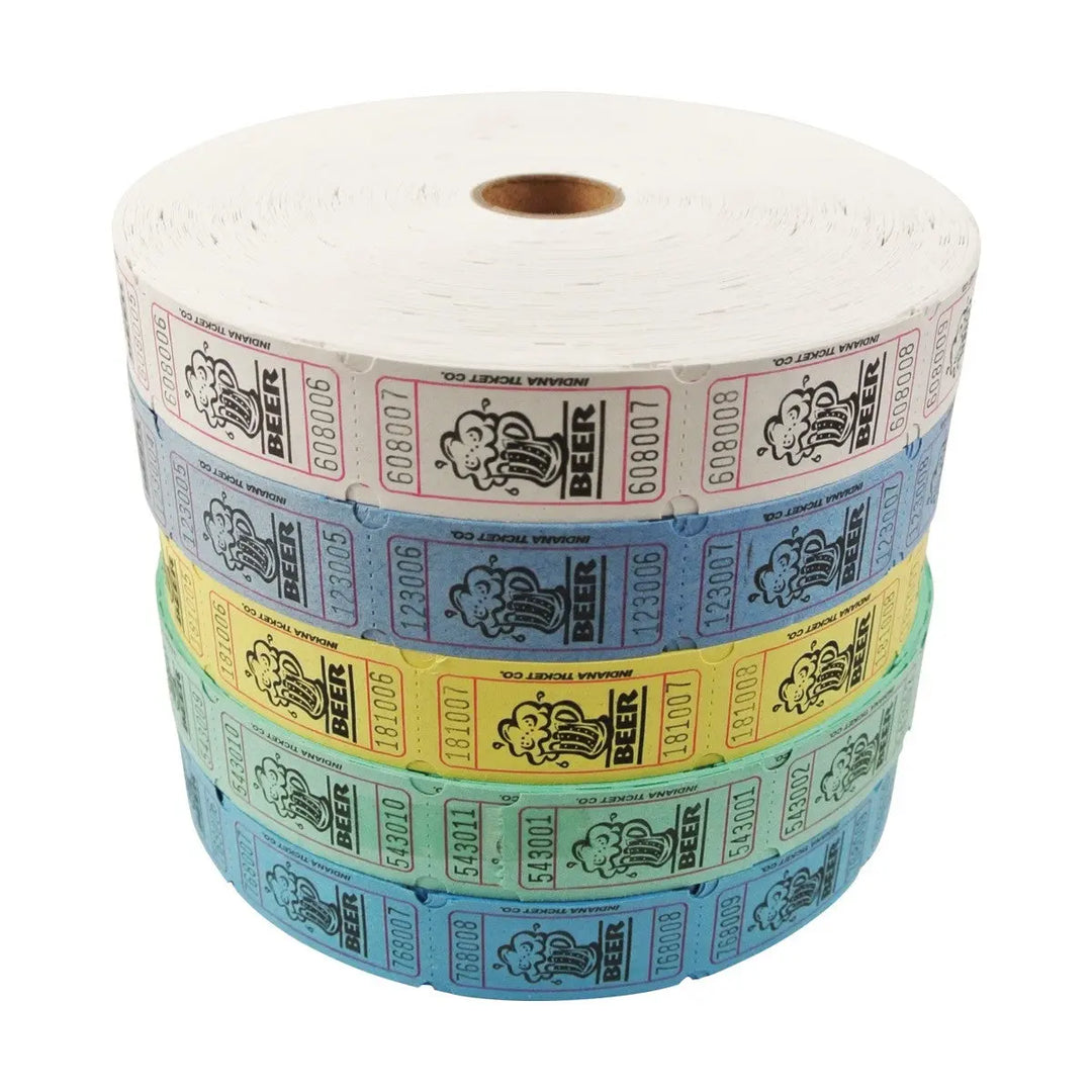 Raffle "Beer" Tickets 2000/Roll