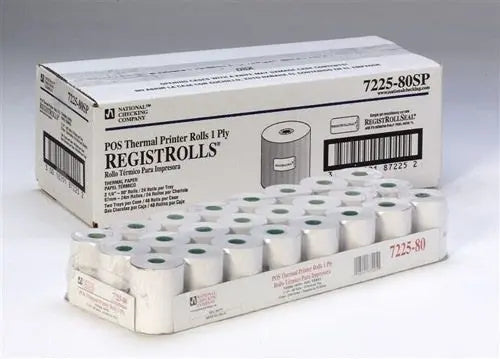Register Rolls 1 Part 2.25" X 80' Thermal (7225-80SP) 48 Rolls/Case