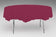 Creative Converting Round Burgundy 82" Plastic Table Covers