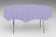 Creative Converting Round Lavender 82" Plastic Table Covers