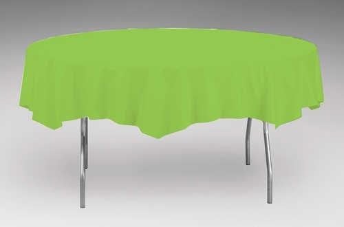 Creative Converting Round Lime 82" Paper Table Covers