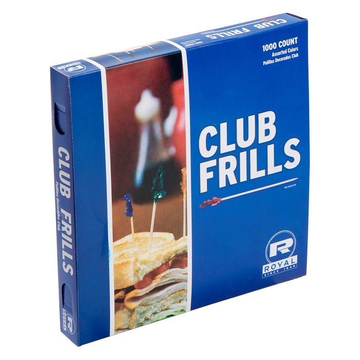 AmerCareRoyal R812W Large Club Frills Picks