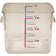 Rubbermaid 6306 6 Qt Square Clear Container