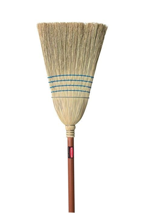 Rubbermaid Commercial Warehouse Corn Broom, Blue
