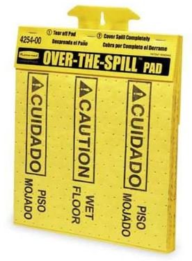 Rubbermaid FG425400 Over-the-Spill Absorbent Tablet - 25 Pads