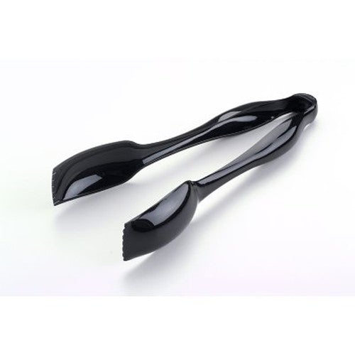 Sabert UBK36TPP 10" Black Squeeze Tongs