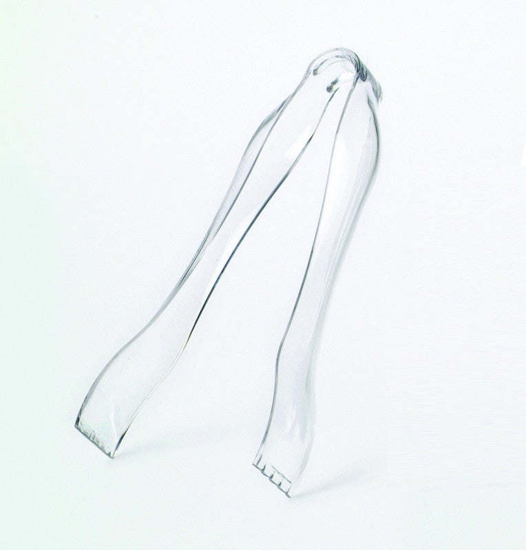 Sabert UCL72STNG 6.25" Clear Squeeze Tongs