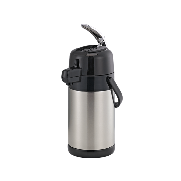 Service Ideas SECAL19S Eco Air Stainless-Lined Lever Lid Airpot, 1.9 Liter