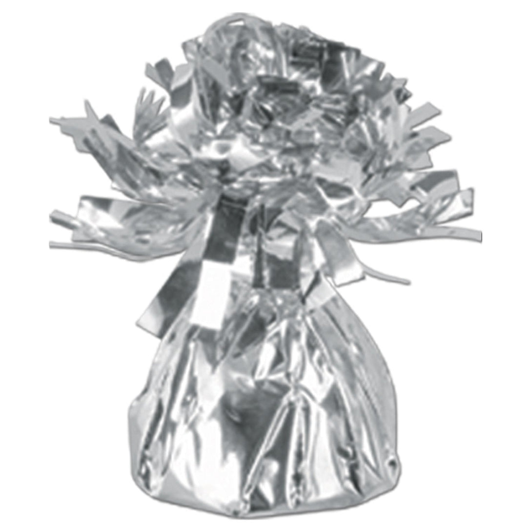 Beistle Silver Metallic Balloon Weight, 6 oz
