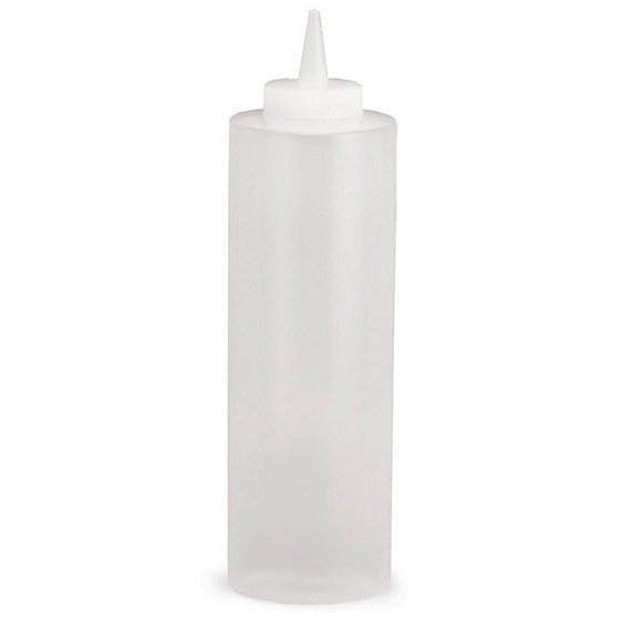 Tablecraft 124C-1 24 Oz Clear Squeeze Bottle