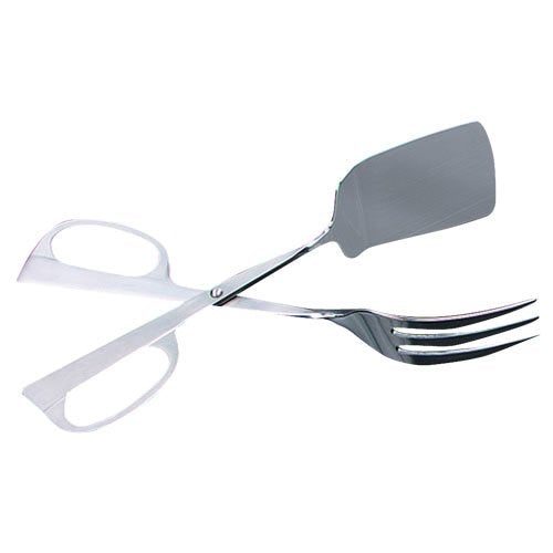 Tablecraft 8117 Stainless Steel Scissor Tongs 10.25"