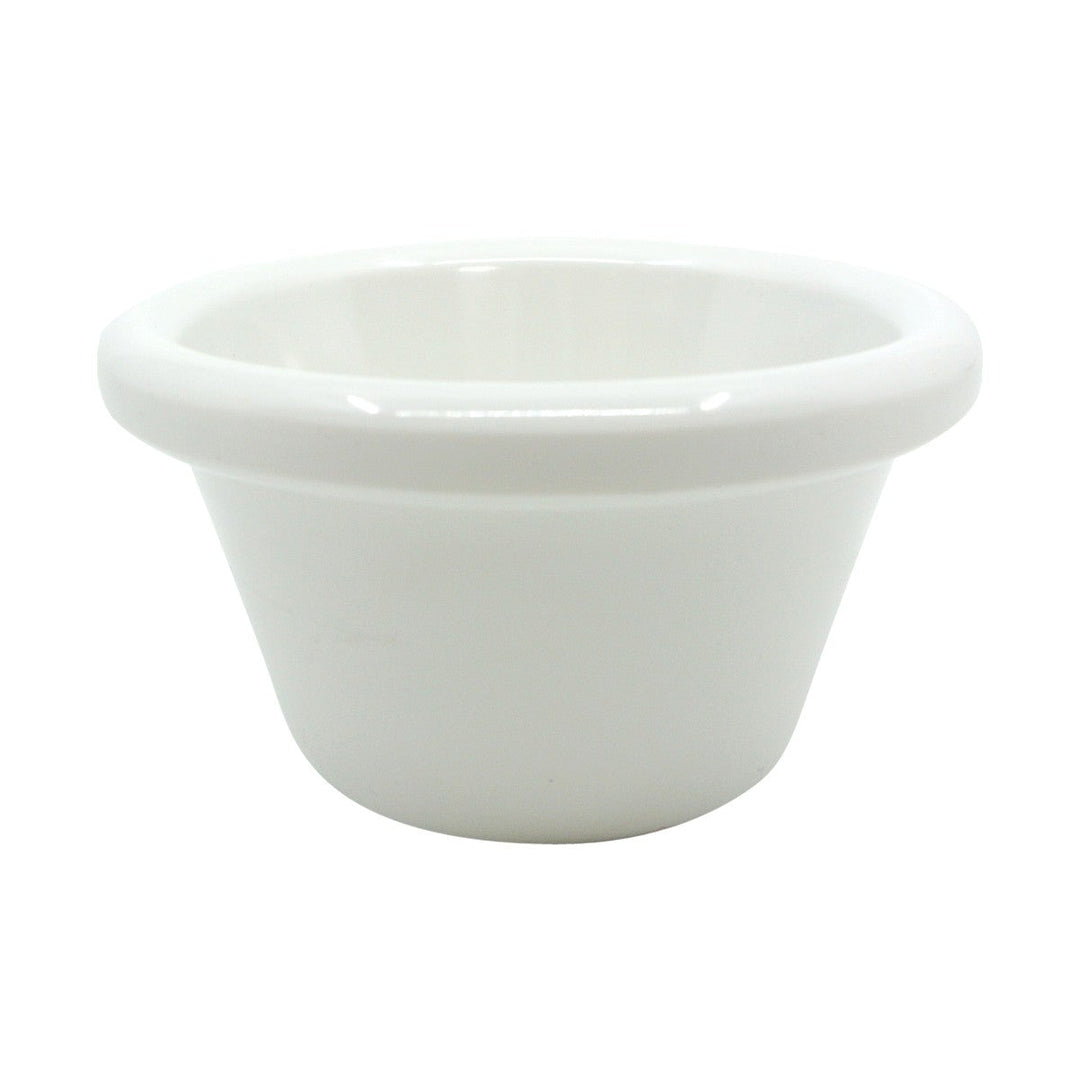 Tablecraft RAM3B 3 Oz Plain Ramekin Melamine Bone