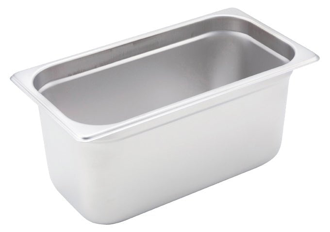 Winco SPJH-306 1/3 Size 6" Stainless Steel Steam Table Pan