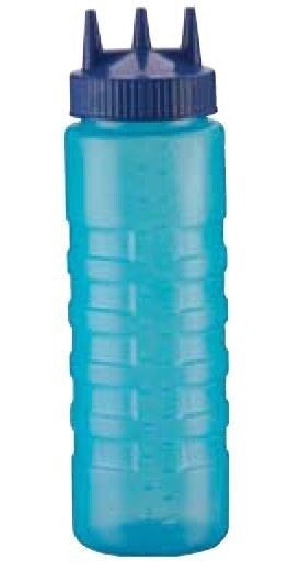Vollrath 3324C-44 Blue Tri Tip Wide Mouth Dispenser