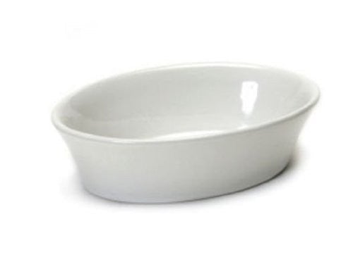 Tuxton BWK-060 7 oz Oval Baker White
