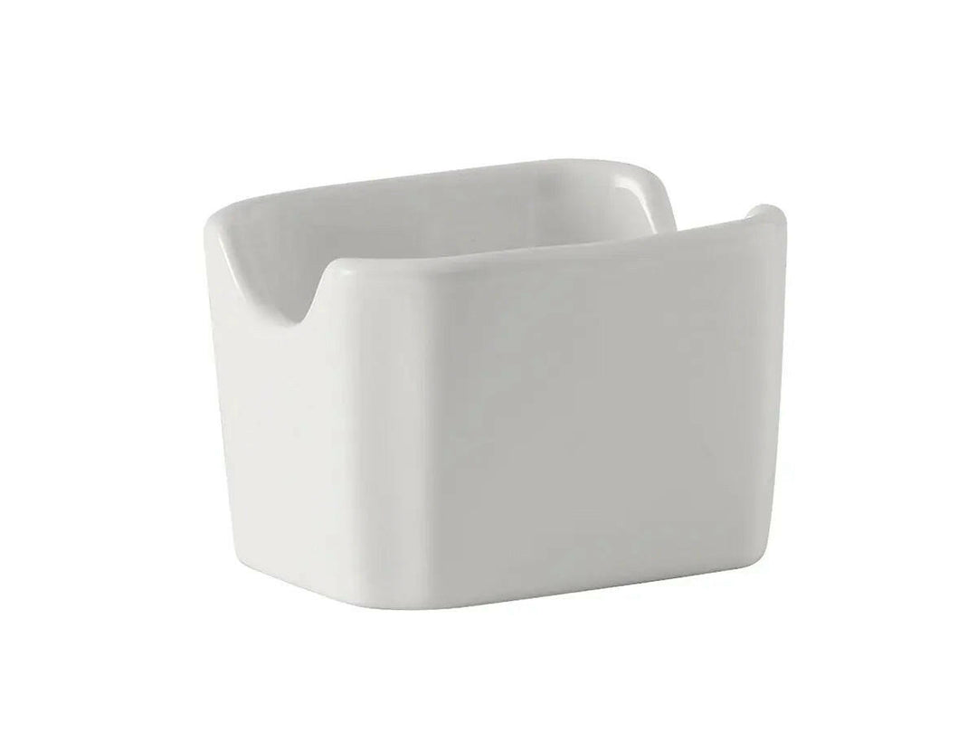 Tuxton BWQ-034 Sugar Packet Holder White 12/Box