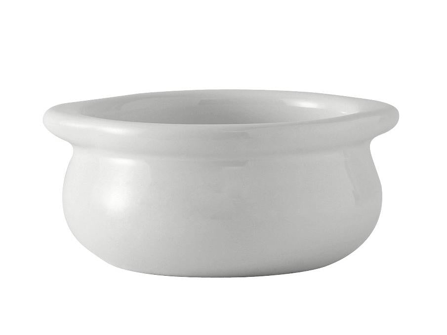 Tuxton BWS-1203 12 oz White Soup Crock