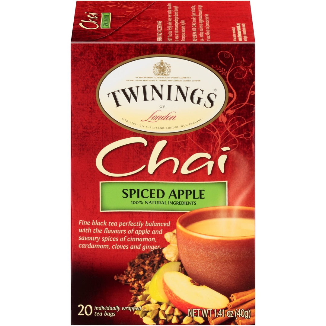 Twinings Chai Spice Apple Tea, 20-Count Box