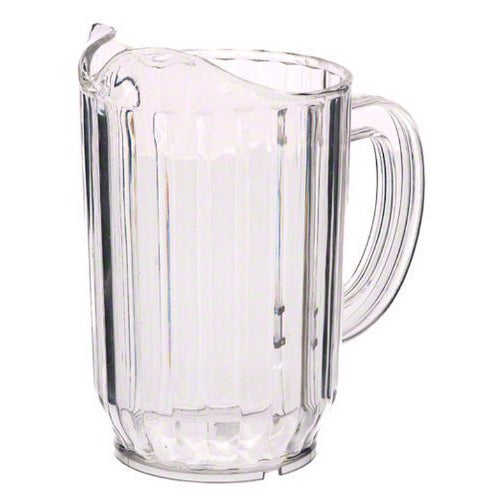 Winco WPS-32 32 Oz San Water Pitcher Clear Plastic