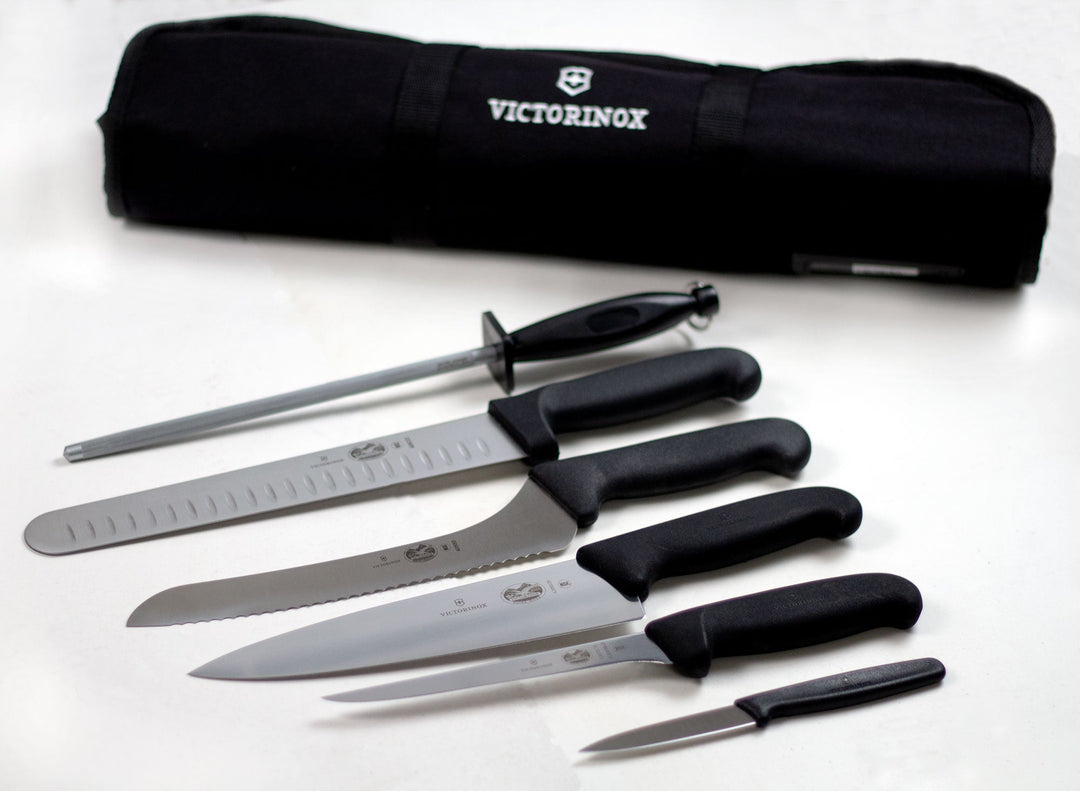 Victorinox 7.4012-X12 7-Piece Fibrox Culinary Knife Kit