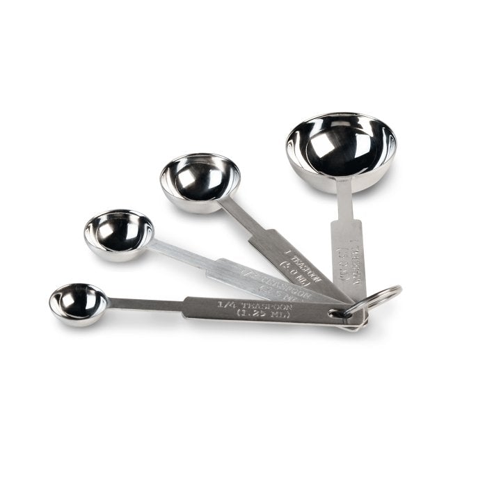 Vollrath 47118 Four Piece Stainless Steel Measuring Spoon Set
