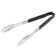 Vollrath 4781220 Stainless Steel One-Piece Scalloped Tongs with Black Kool-Touch Handle 12"
