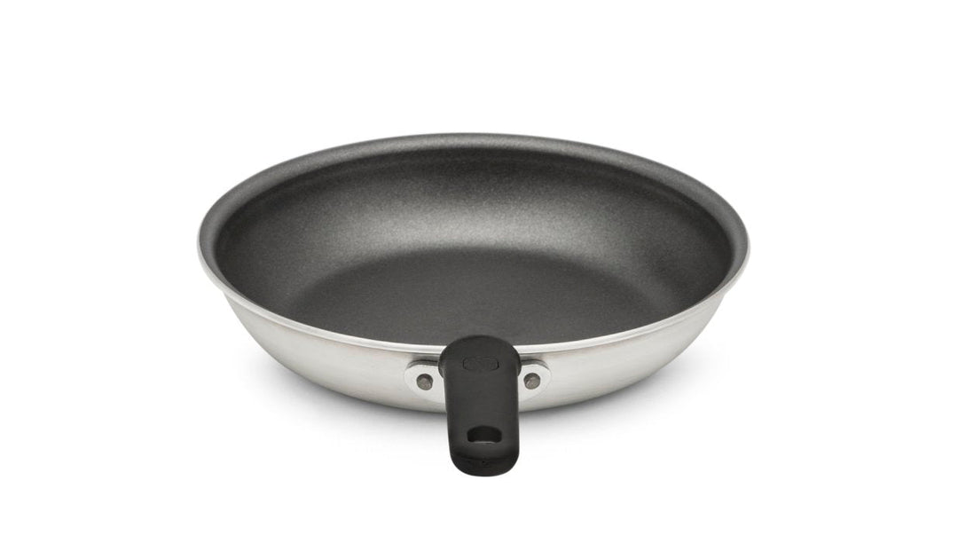 Vollrath 672310 10" Aluminum Fry Pan with SteelCoat x3 Nonstick Coating and Silicone Handle