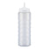 Vollrath Color Mate 4924-13 Clear Ridged Wide Mouth Single Tip Squeeze Bottle 24 Oz