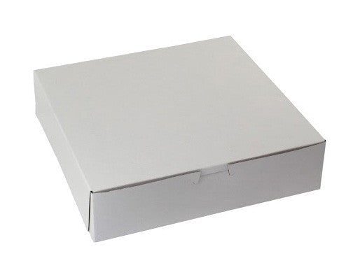 BOXit White Bakery Boxes 10x10x2.5 250/Bundle