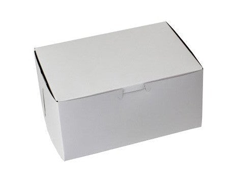 BOXit White Bakery Boxes 8x5.5x4 250/Bundle