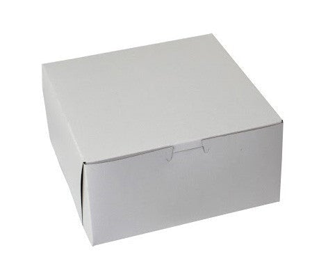 White Bakery Boxes 8x8x3 250/Bundle