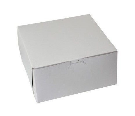 BOXit White Bakery Boxes 8x8x4 200/Bundle