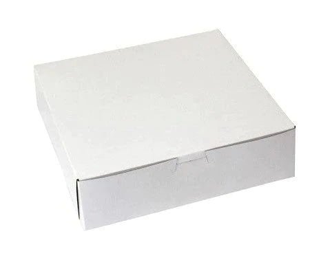 BOXit 9x9x2.5 White 1-PC Cornerlock Baker Boxes 250/Bundle