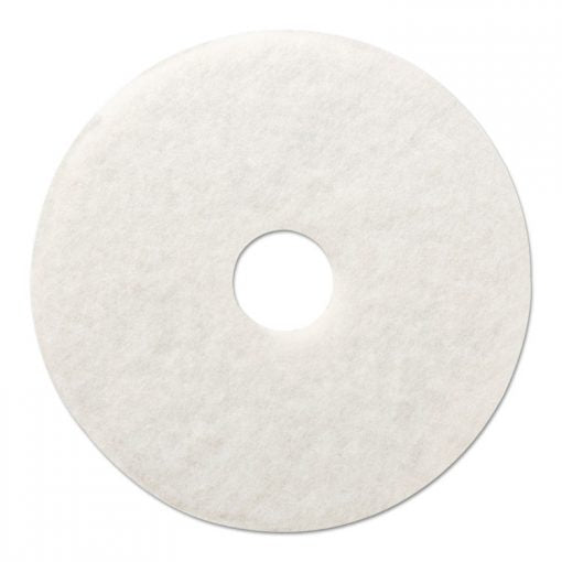15" White Floor Pads (Polishing)