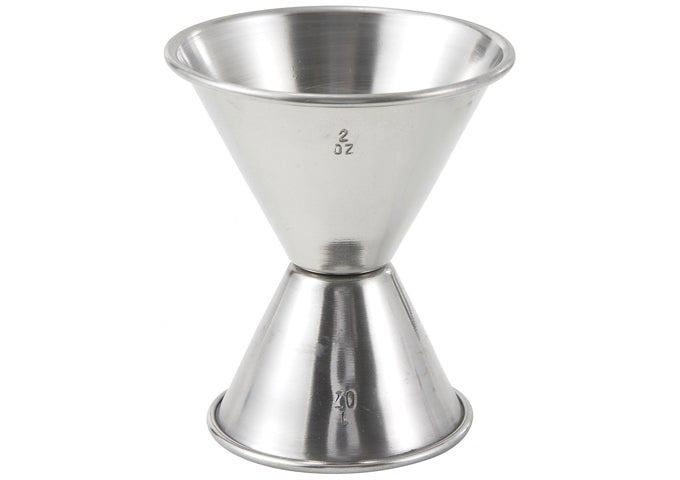 Winco J-5 1 Oz X 2 Oz Stainless Steel Jiggers