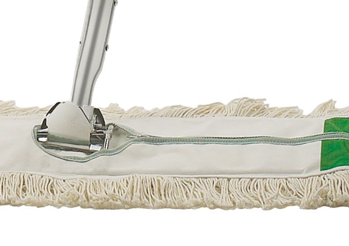 Winco DM-36H 36" Replacement White Dust Mop Head