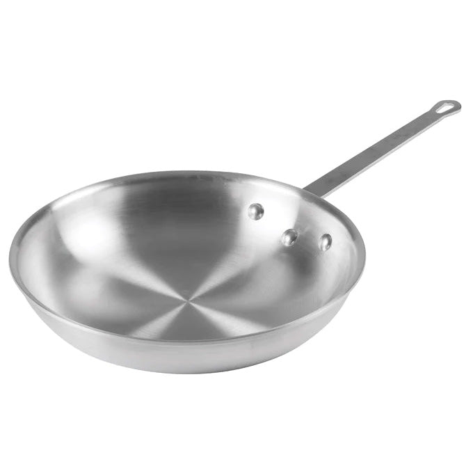 Winco AFP-14A Gladiator 14" Aluminum Frying Pan Natural Finish