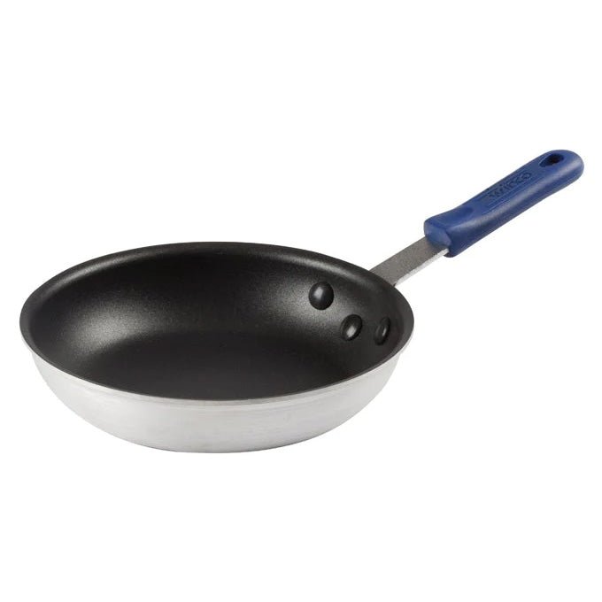 Winco AFP-8XC-H Gladiator Excalibur Non-Stick 8" Aluminum Fry Pan With Blue Sleeve