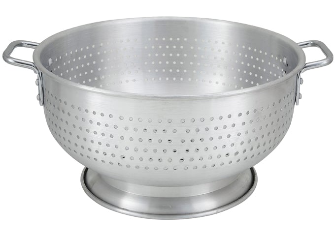 Winco ALO-16BH 16 Qt Aluminum Colander