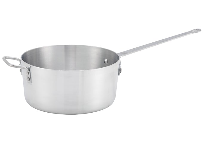 Winco ASP-10 Tapered Aluminum Sauce Pan 10 qt