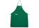 Winco BA-PLG Green Bib Apron with Pocket