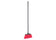 Winco BRAF-9R-H 48" Fiber Handle Medium Flagged Angled Broom