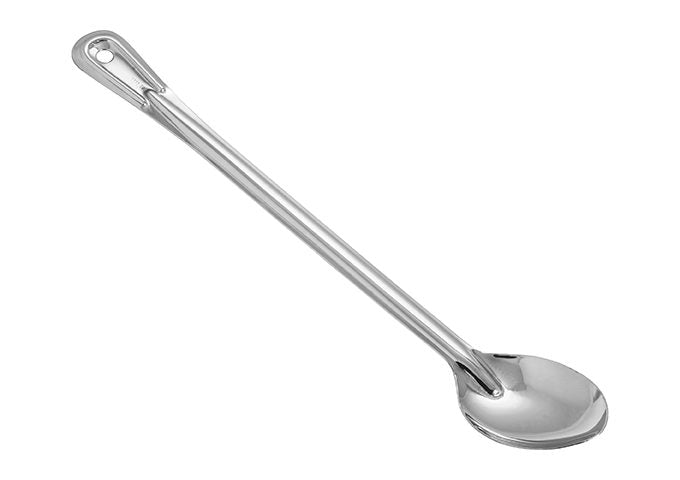 Winco BSOT-18 18" Stainless Steel Solid Basting Spoon