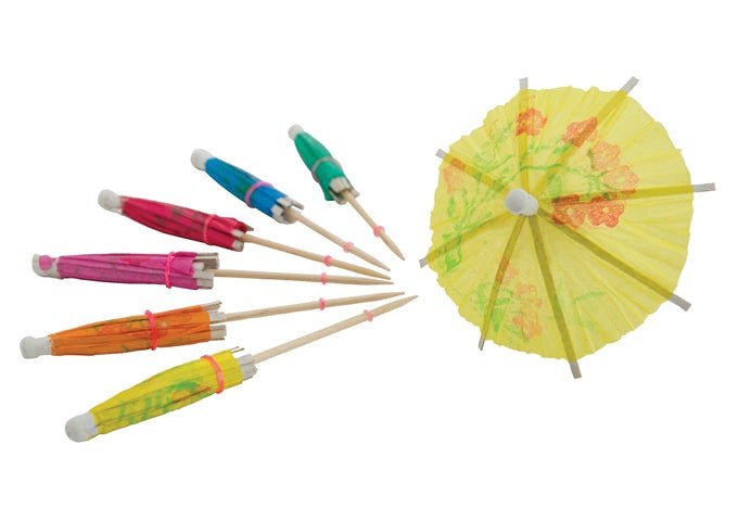 Winco PK-P4 Cocktail Parasol Umbrellas 144/Box