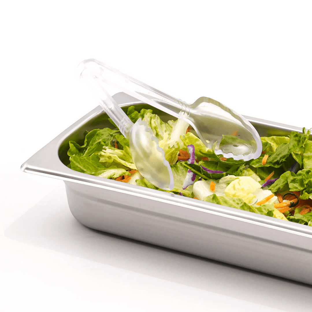 Winco CVST - 9C 9" Clear Polycarbonate Serving TongShopAtDean